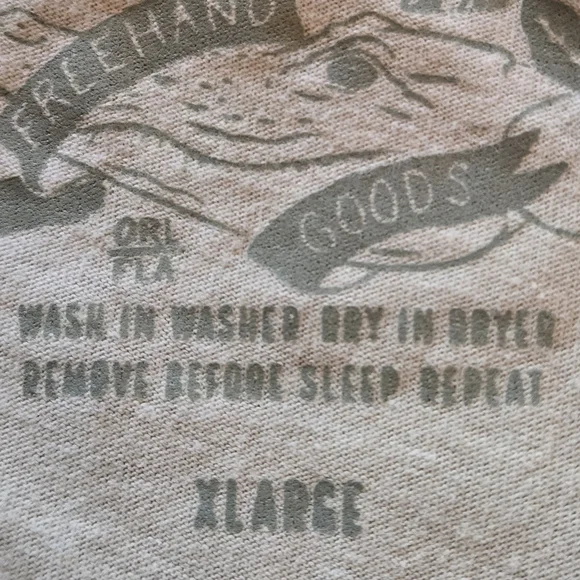 Freehand Goods Collab V. Steiner Cougar Head Above Cougar Skull Graphic Tee XL - Picture 6 of 10